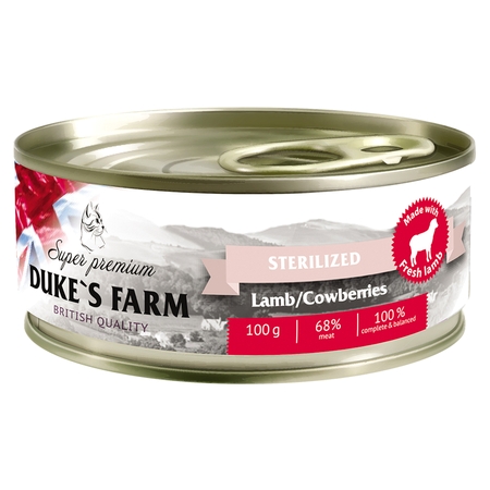 Корм для кошек duke's farm