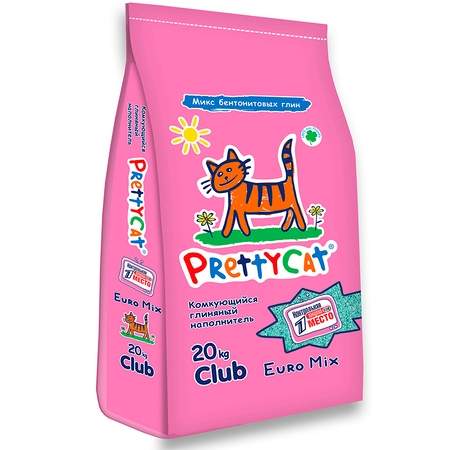 Наполнитель для кошачьего туалета prettycat